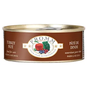 Fromm Four-Star Turkey Pate Wet Cat Food cat supplies cat house cat tree cat feeder cat collar