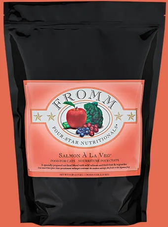 Fromm Salmon a la Veg Four-Star Cat Food - LOCAL PICKUP ONLY freeze dried dog food raw food for dogs dog freeze meal high protein dog food grain free freeze dog food