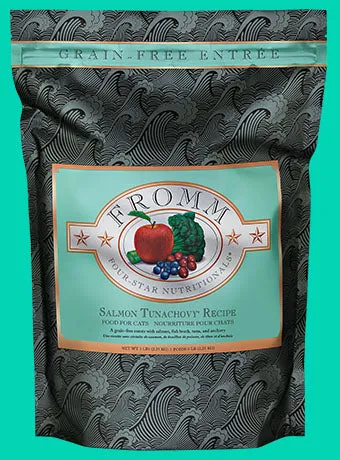 Fromm Salmon Tunachovy Four-Star Grain-Free Cat Food - LOCAL PICKUP ONLY freeze dried dog food raw food for dogs dog freeze meal high protein dog food grain free freeze dog food