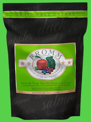 Fromm Surf & Turf Four-Star Grain-Free Cat Food - LOCAL PICKUP ONLY freeze dried dog food raw food for dogs dog freeze meal high protein dog food grain free freeze dog food