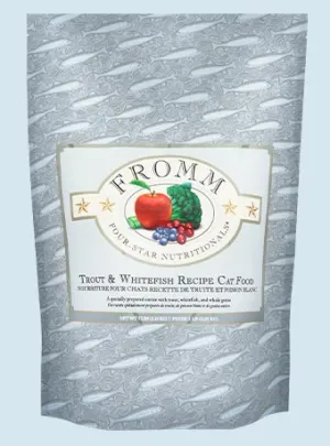 Fromm Trout & Whitefish Four-Star Grain-Free Cat Food - LOCAL PICKUP ONLY freeze dried dog food raw food for dogs dog freeze meal high protein dog food grain free freeze dog food