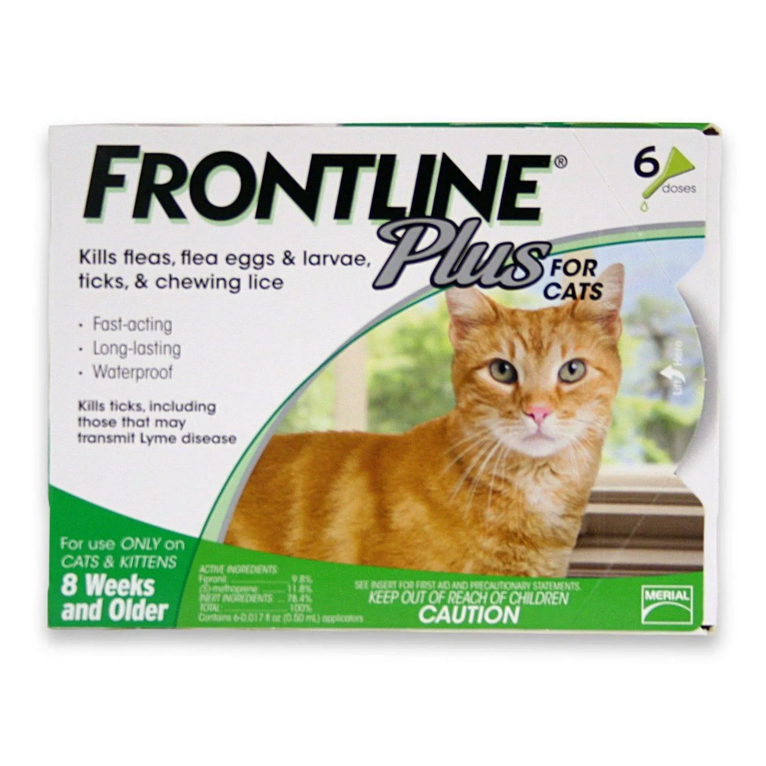 Frontline Plus for Cats & Kittens 6 month cat supplies cat house cat tree cat feeder cat collar