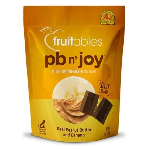 Fruitables PB N' Joy Peanut Butter & Banana Dog Treats 6oz dog supplies dog food toys accessories dog bed