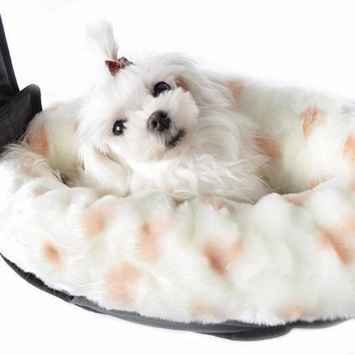 Fundle Faux Fur Angel Heart Inner Liner For Winter dog bowtie leather collar dog charm dog party wear dog scarf set