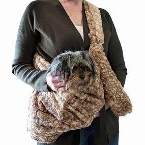 Fur Baby Adjustable Sling Dog Carrier Fawn Cappuccino dog bowtie leather collar dog charm dog party wear dog scarf set