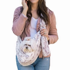 Fur Baby Adjustable Sling Dog Carrier Grey Linx dog bowtie leather collar dog charm dog party wear dog scarf set