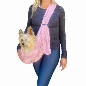 Fur Baby Adjustable Sling Dog Carrier Rosewood dog bowtie leather collar dog charm dog party wear dog scarf set
