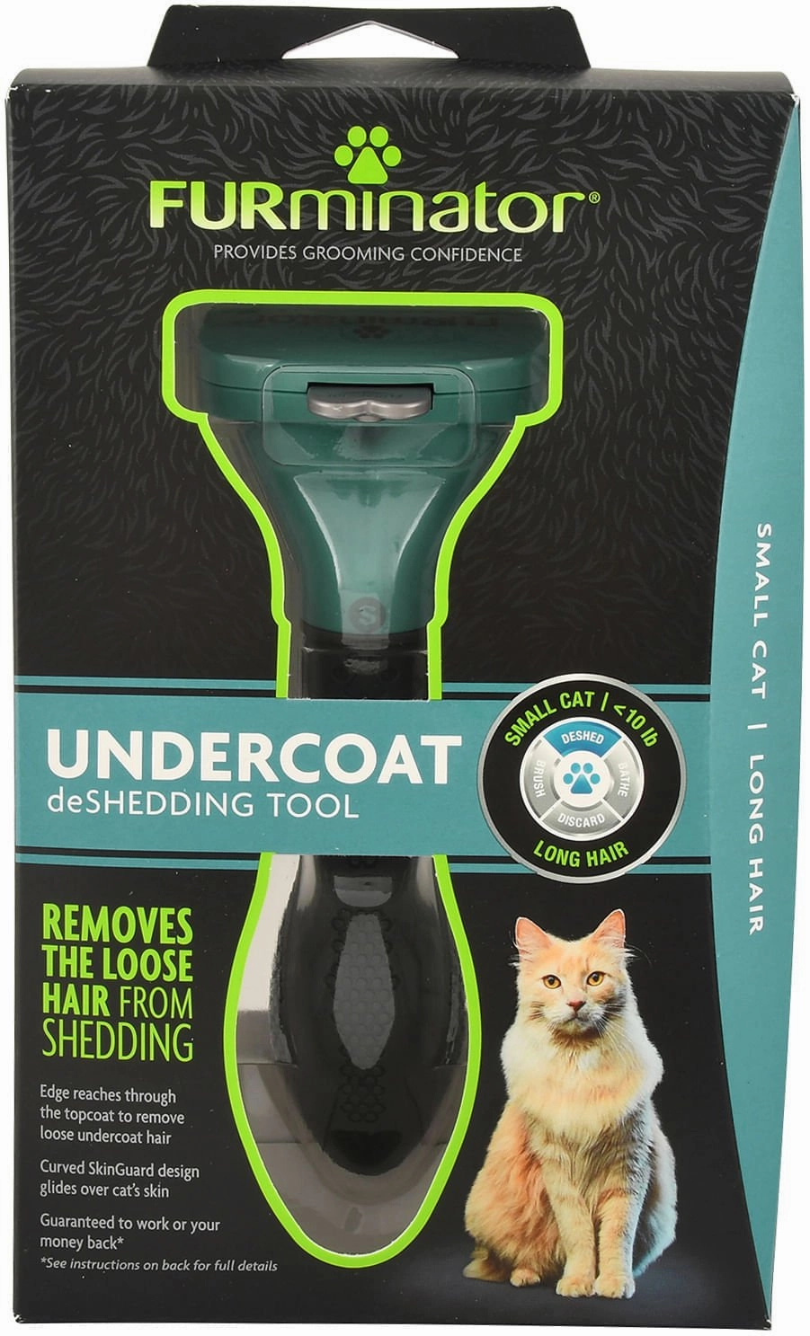 FURminator Undercoat deShedding Tool for Cats cat grooming cat shampoo cat conditioner cat comb cat grooming glove