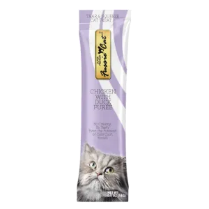 Fussie Cat Chicken with Duck Puree Cat Treats cat treats toys for cats cat hair remover cat cleaning supplies cat food bowl