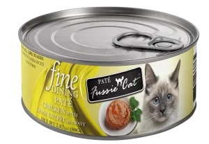 Fussie Cat Fine Dining Pate Chicken with Lamb Entree Wet Cat Food cat supplies cat house cat tree cat feeder cat collar