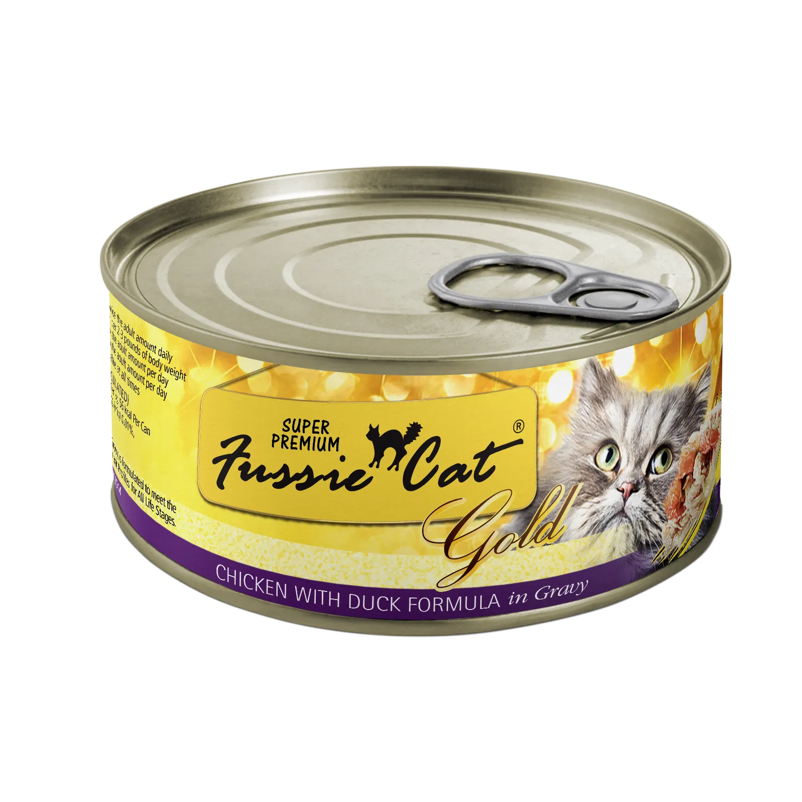Fussie Cat Super Premium Chicken with Duck in Gravy Wet Cat Food cat treats toys for cats cat hair remover cat cleaning supplies cat food bowl