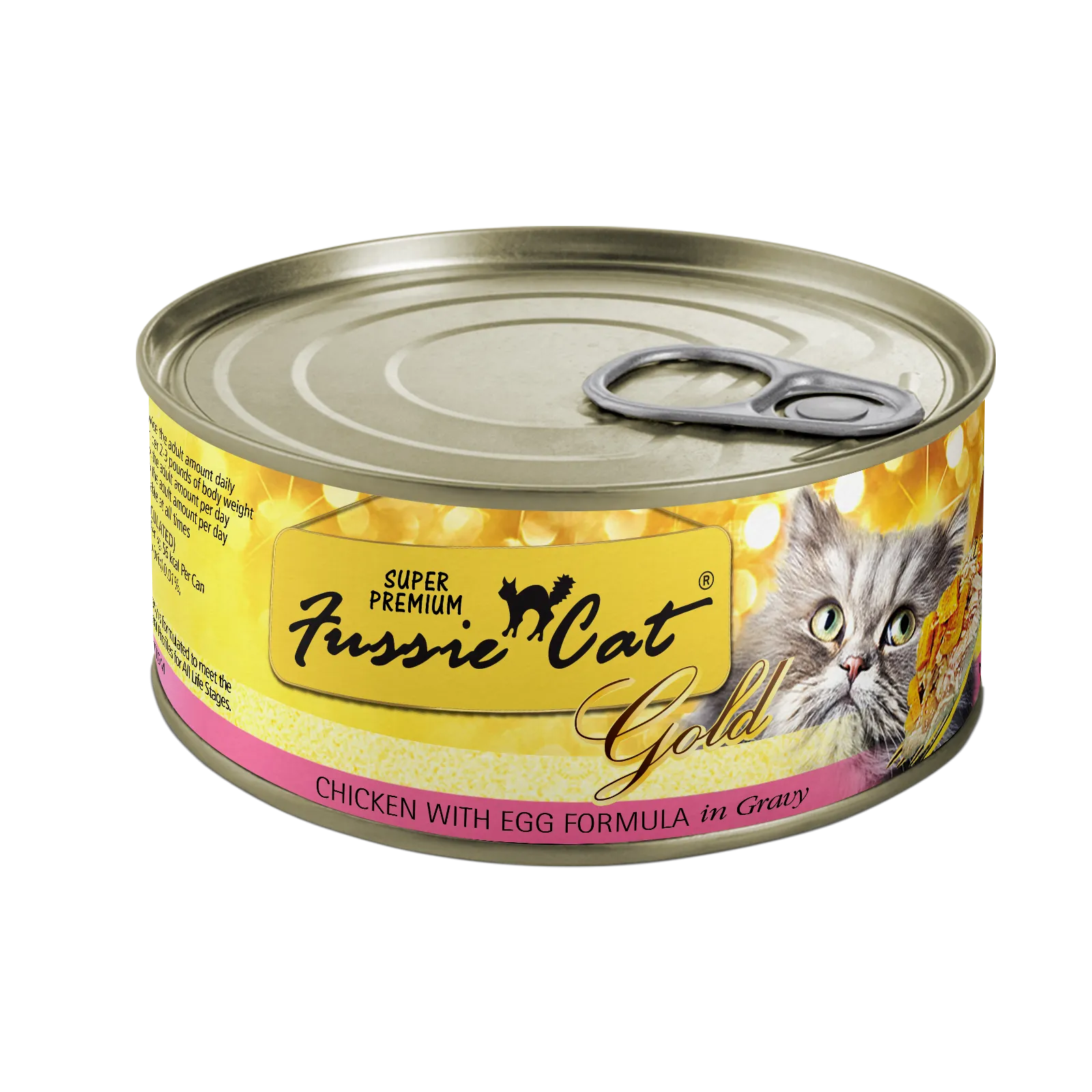 Fussie Cat Super Premium Chicken with Egg in Gravy Wet Cat Food cat treats toys for cats cat hair remover cat cleaning supplies cat food bowl