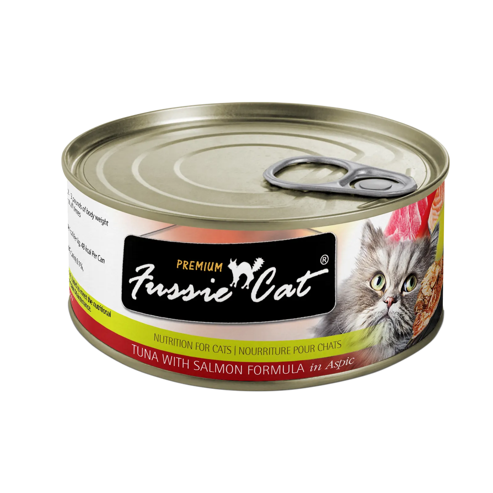 Fussie Cat Tuna with Salmon in Aspic Wet Cat Food cat treats toys for cats cat hair remover cat cleaning supplies cat food bowl