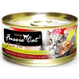 Fussie Cat Tuna with Salmon Wet Cat Food cat treats toys for cats cat hair remover cat cleaning supplies cat food bowl