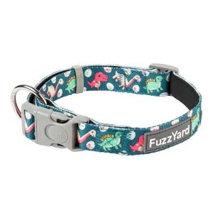 FuzzYard Dog Collar (Dinosaur Land) grain free dog food natural dog biscuits high protein dog food dog food pack dog meat sticks