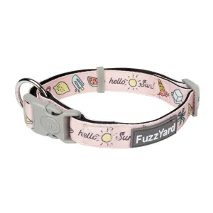 FuzzYard Dog Collar (Hello Sun) grain free dog food natural dog biscuits high protein dog food dog food pack dog meat sticks