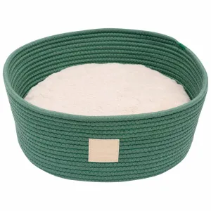 FuzzYard Life Rope Basket Pet Bed (Myrtle Green) dog harness dog training collar dog safety vest dog seatbelt dog ID tag
