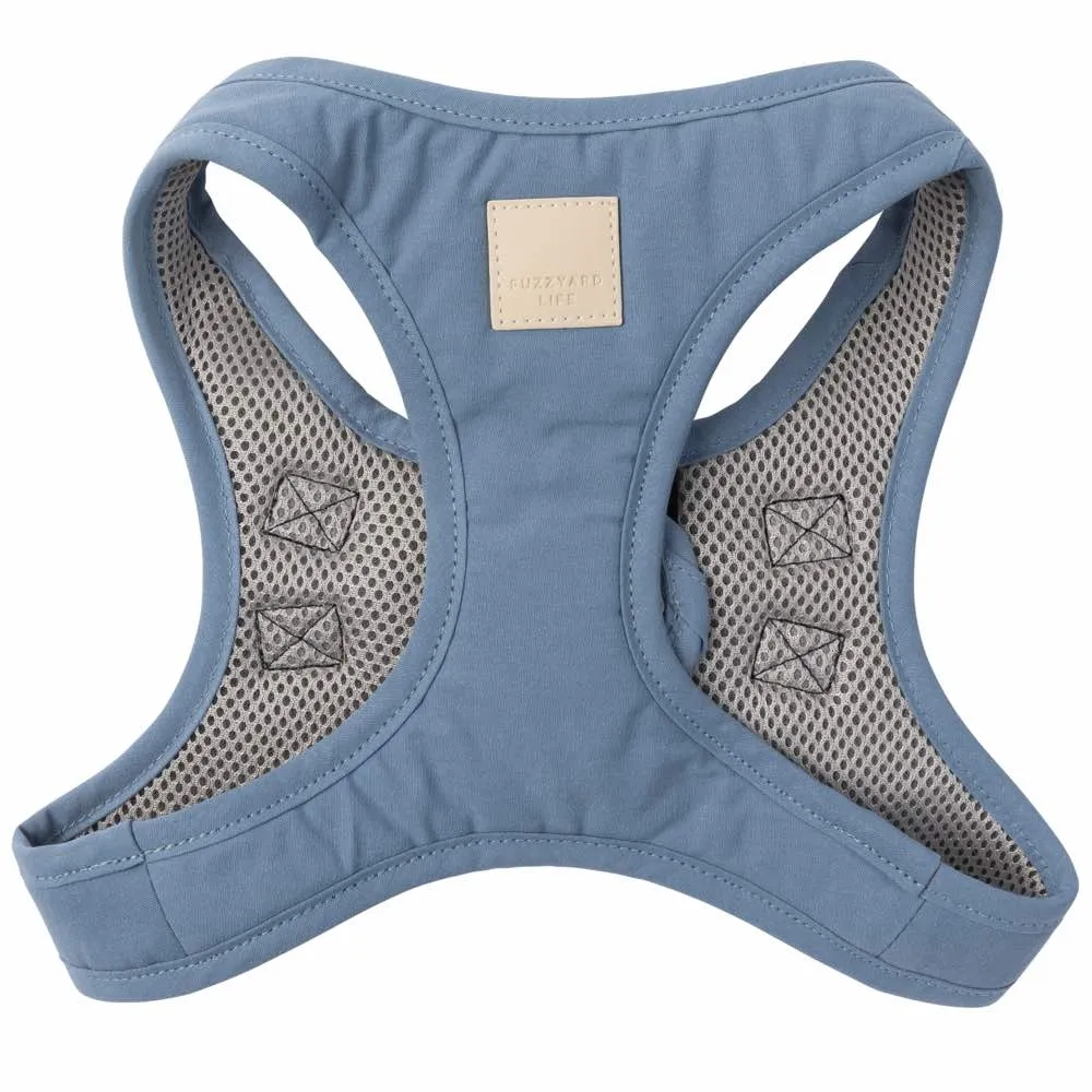 FuzzYard Life Step-in Dog Harness (French Blue) grain free dog food natural dog biscuits high protein dog food dog food pack dog meat sticks