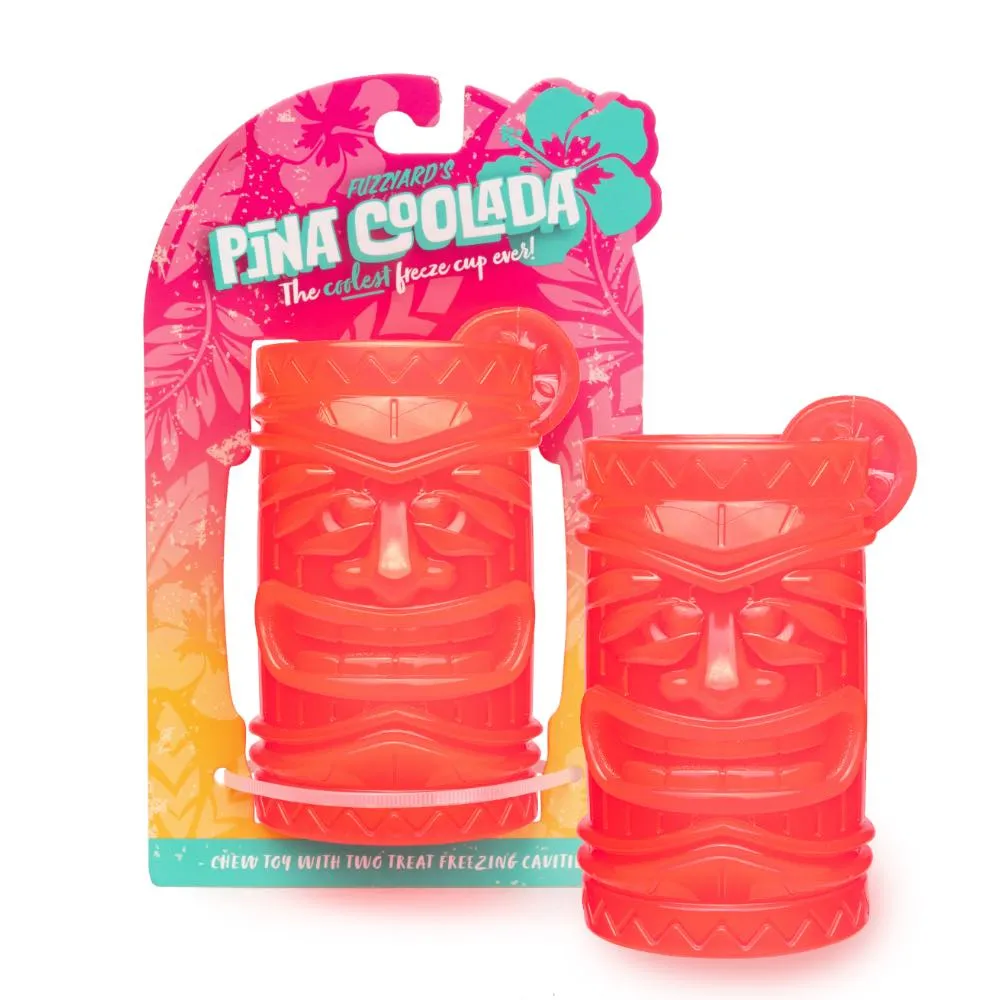 FuzzYard Pina Coolada Freeze Interactive Dog Toy dog puzzle toy dog slow feeder dog treat ball dog brain toy dog feeder toy