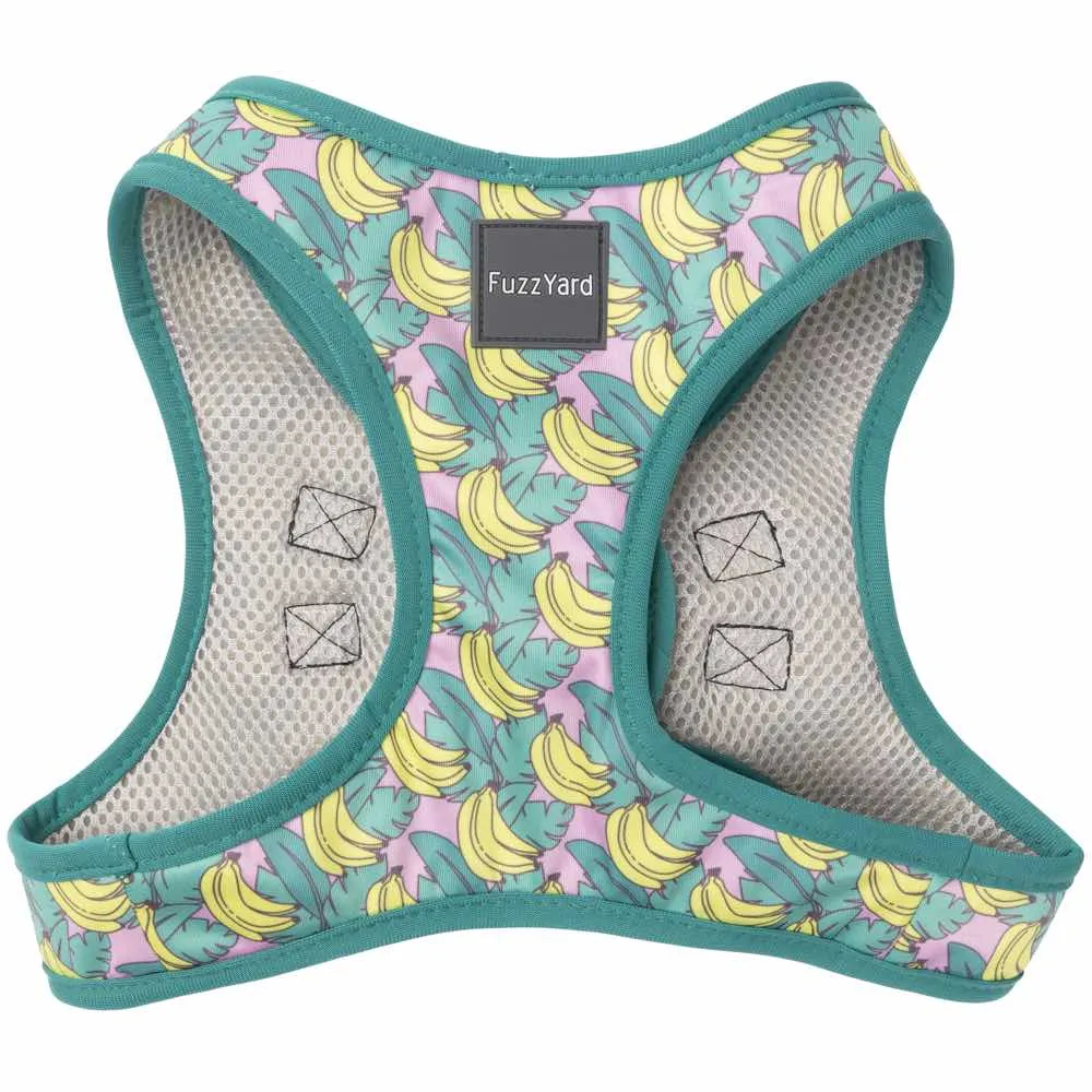 FuzzYard Step-In Dog Harness (Bananarama) grain free dog food natural dog biscuits high protein dog food dog food pack dog meat sticks
