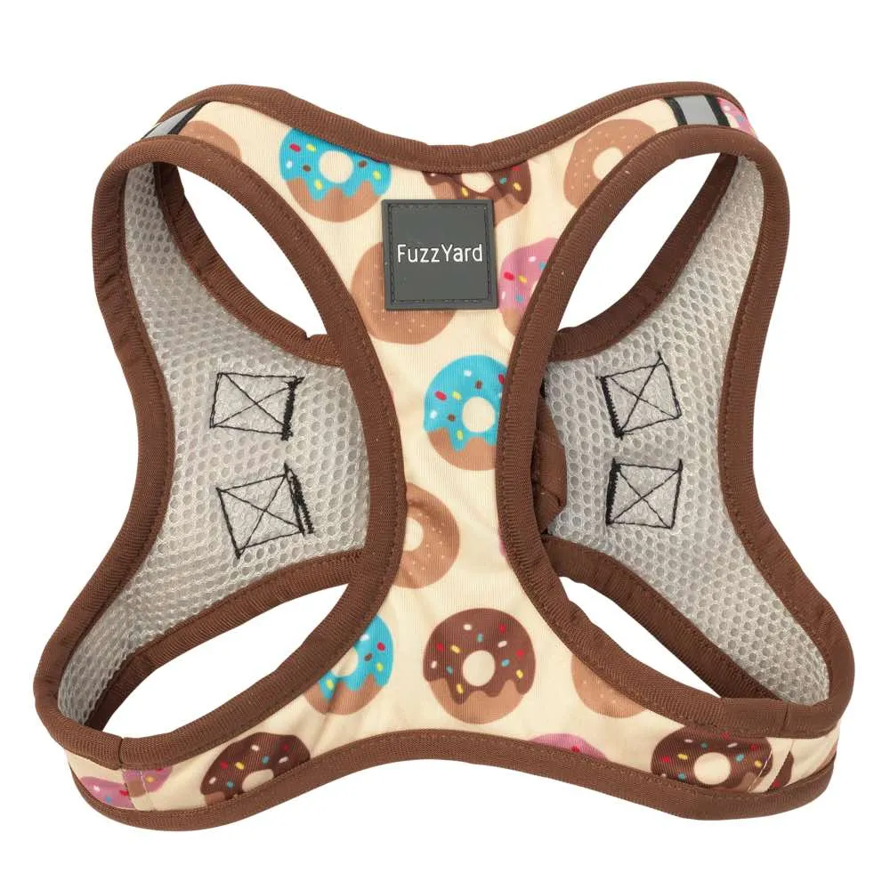 FuzzYard Step-in Dog Harness (Go Nuts) grain free dog food natural dog biscuits high protein dog food dog food pack dog meat sticks