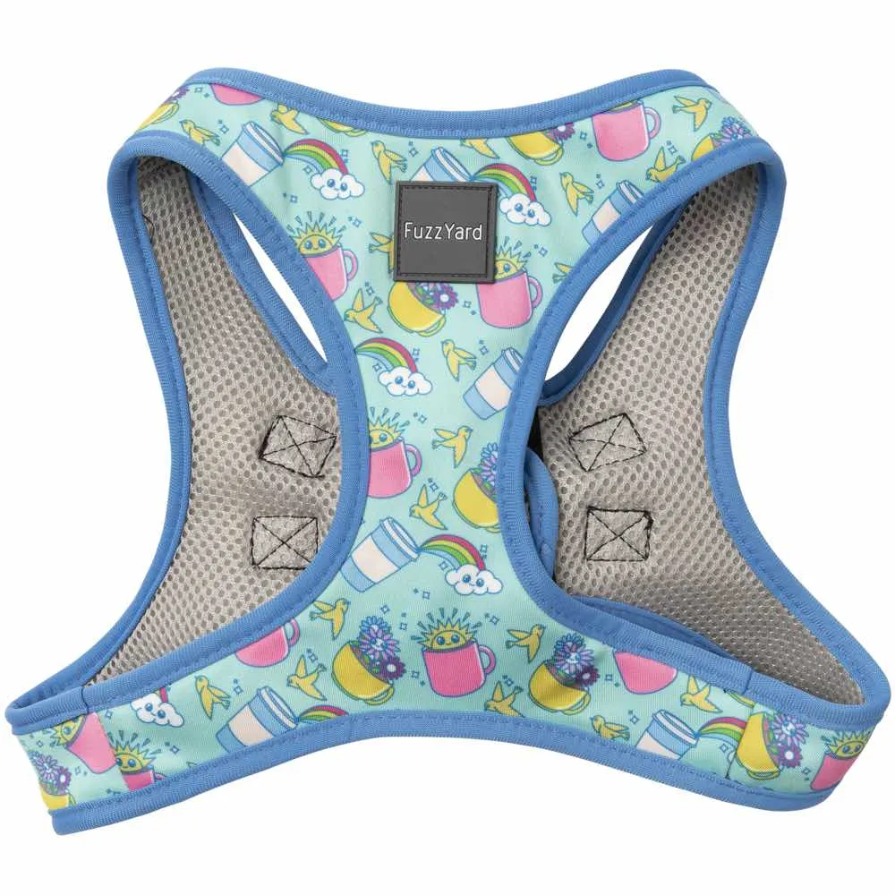 FuzzYard Step-In Dog Harness (Wakey Wakey) grain free dog food natural dog biscuits high protein dog food dog food pack dog meat sticks