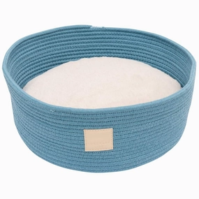 FuzzYard Life Rope Basket Pet Bed (French Blue) cat leash cat bowtie cat hat cat bandana cat costume