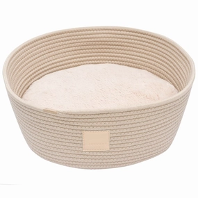 FuzzYard Life Rope Basket Pet Bed (Sandstone) cat accessories cat collar cat harness cat backpack cat ID tag