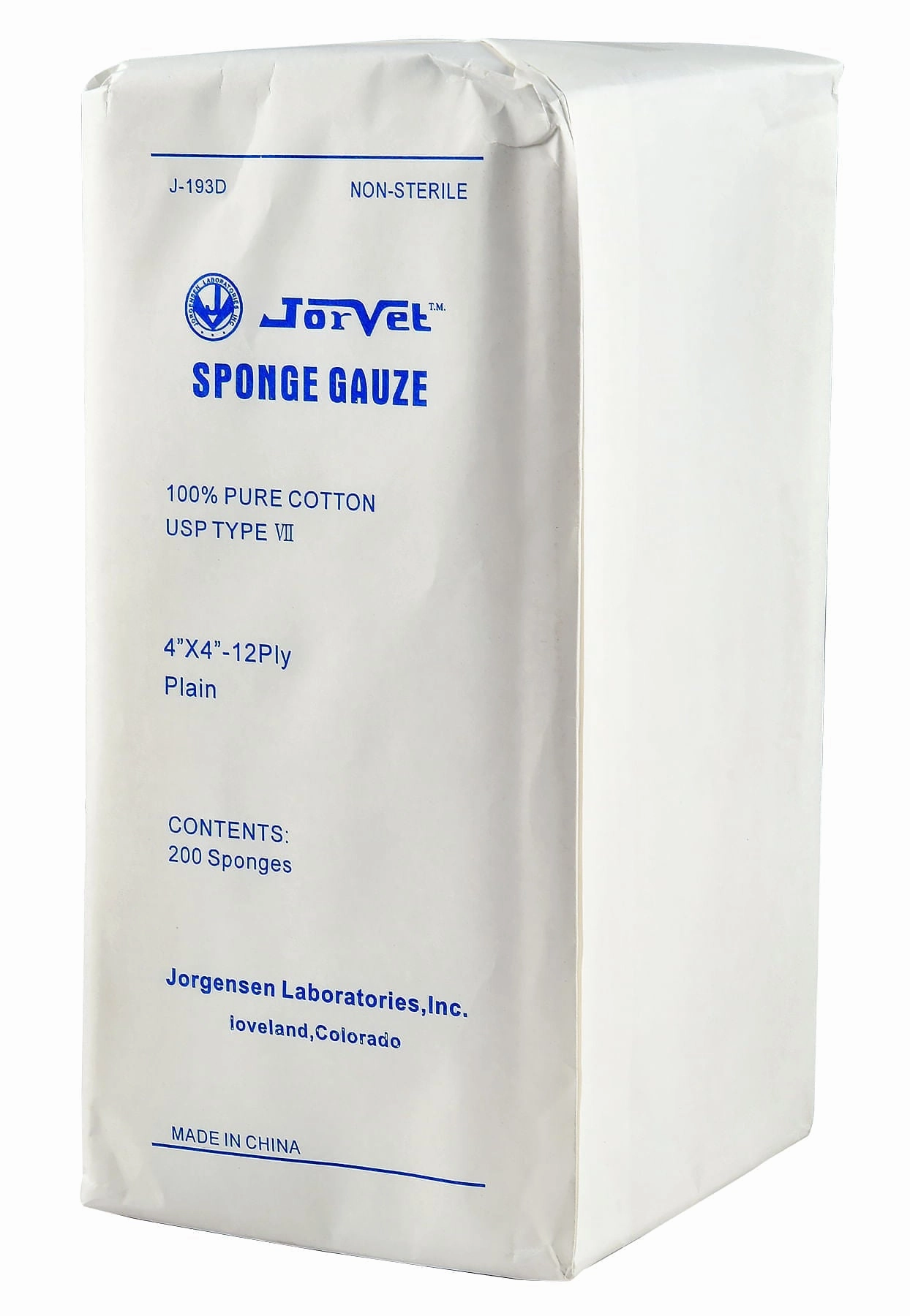Gauze Dressing Sponges, 200 Pack