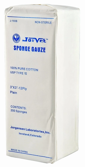 Gauze Dressing Sponges, 200 Pack cat grooming cat shampoo cat conditioner cat comb cat grooming glove