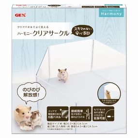 GEX Hamster Harmony Clear Circle dog water fountain slow feeder automatic dog feeder gravity feeder dog food dispenser