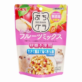 GEX Peti Granola Fruits Mix 40g dog water fountain slow feeder automatic dog feeder gravity feeder dog food dispenser