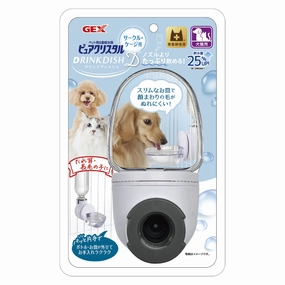 GEX Pure Cystal Drink Dish D dog water fountain slow feeder automatic dog feeder gravity feeder dog food dispenser