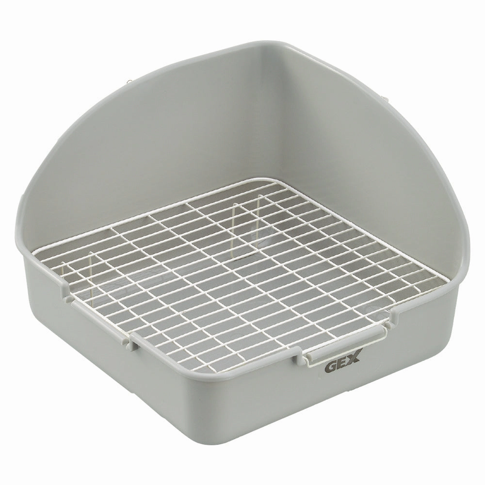 GEX Rectangle Toilet Moon Grey hamster cage guinea pig supplies small animal accessories rabbit water bottle rat tunnel