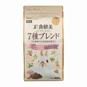 Gex Saishoku Kenbi 7 Blend Hairball Rabbit Food 800g hamster food guinea pig food rabbit hay rodent treats mouse food