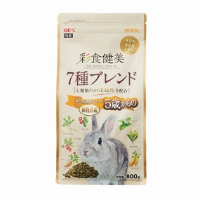 Gex Saishoku Kenbi 7 Blend Senior Rabbit Food >5yrs 800g hamster food guinea pig food rabbit hay rodent treats mouse food