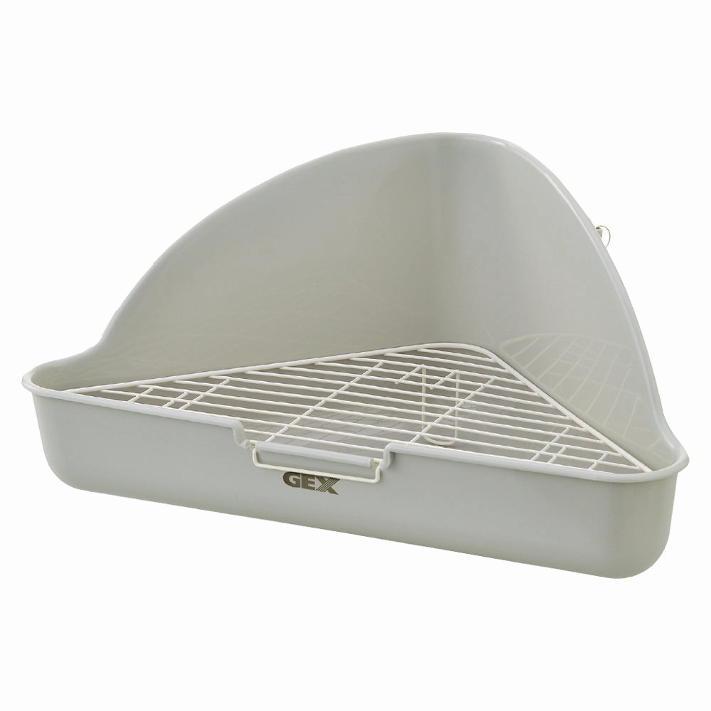 GEX Triangle Toilet Moon Grey hamster cage guinea pig supplies small animal accessories rabbit water bottle rat tunnel
