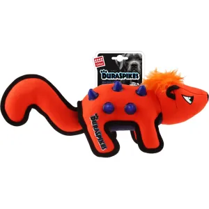 GiGwi Duraspikes Extra Durable Plush Dog Toy (Orange Coon) dog puzzle toy dog slow feeder dog treat ball dog brain toy dog feeder toy