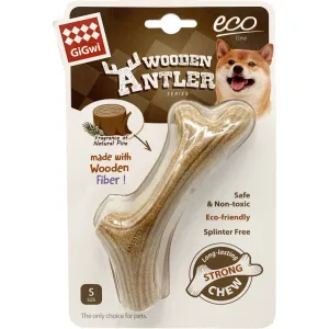 GiGwi Eco Wooden Antler Dog Toy dog puzzle toy dog slow feeder dog treat ball dog brain toy dog feeder toy