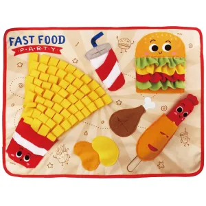 GiGwi Fast Food Party Snuffle Mat Interactive Dog Toy cat dry food crunchy cat food fish formula dry cat food adult cat kibble kitten dry food