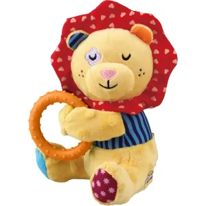 GiGwi Plush Friendz Crinkly TPR Ring Dog Toy (Lion) dog puzzle toy dog slow feeder dog treat ball dog brain toy dog feeder toy
