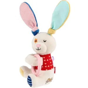 GiGwi Plush Friendz Crinkly TPR Ring Dog Toy (Rabbit) dog harness dog training collar dog safety vest dog seatbelt dog ID tag