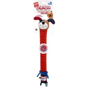 GiGwi Plush Friendz Crunchy Neck Dog Toy (Dog) dog puzzle toy dog slow feeder dog treat ball dog brain toy dog feeder toy
