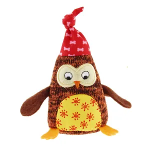 GiGwi Plush Friendz Dog Toy (Owl) dog puzzle toy dog slow feeder dog treat ball dog brain toy dog feeder toy