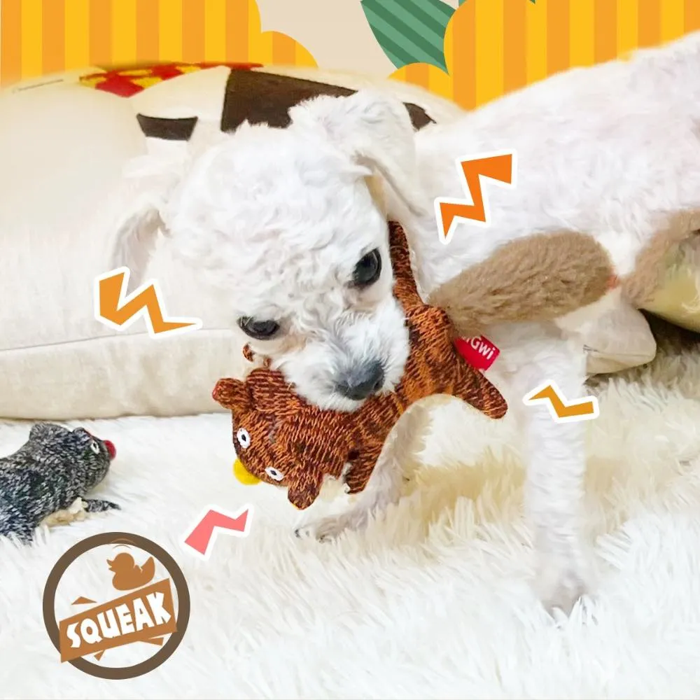 GiGwi Plush Friendz Dog Toy (Racoon)