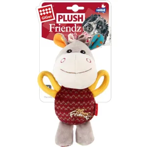 GiGwi Plush Friendz Tug Dog Toy (Donkey) cat dry food crunchy cat food fish formula dry cat food adult cat kibble kitten dry food
