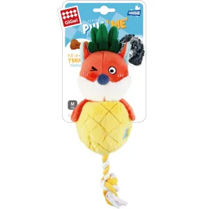 GiGwi Pull Me Out Interactive Plush Dog Toy (Fox) dog puzzle toy dog slow feeder dog treat ball dog brain toy dog feeder toy
