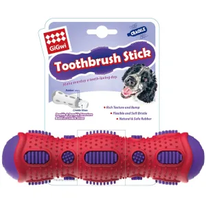 GiGwi Toothbrush Stick Rubber Dog Toy dog puzzle toy dog slow feeder dog treat ball dog brain toy dog feeder toy