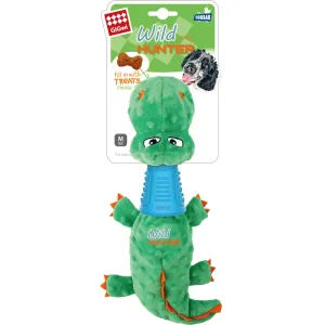 GiGwi Wild Hunter Interactive Plush Dog Toy (Crocodile) dog puzzle toy dog slow feeder dog treat ball dog brain toy dog feeder toy