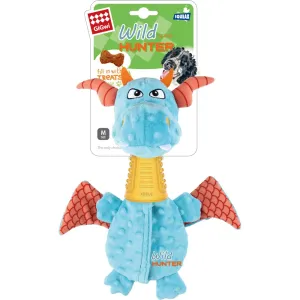 GiGwi Wild Hunter Interactive Plush Dog Toy (Dragon) dog puzzle toy dog slow feeder dog treat ball dog brain toy dog feeder toy